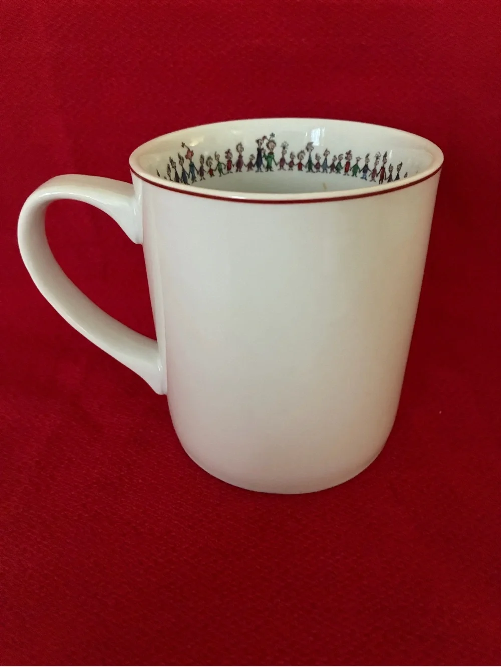 Williams Sonoma Christmas Grinch Holiday Mug Dr Seuss